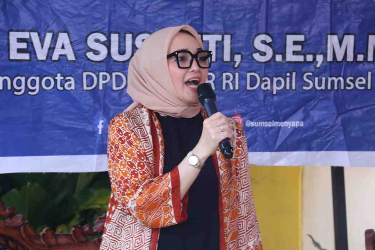 Anggota Komite II Dewan Perwakilan Daerah (DPD) Republik Indonesia asal Sumatera Selatan, Hj. Eva Susanti.