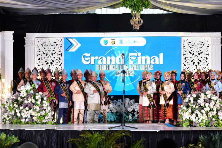 Puncak Pemilihan Duta Lalu Lintas Polres OKI 2025.