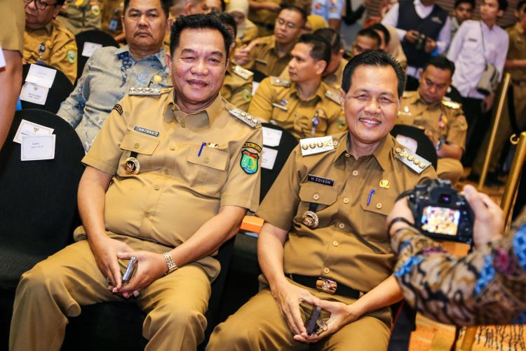 Bupati Musi Banyuasin, H M Toha, menghadiri secara langsung kegiatan Musyawarah Perencanaan Pembangunan (Musrenbang) RKPD.