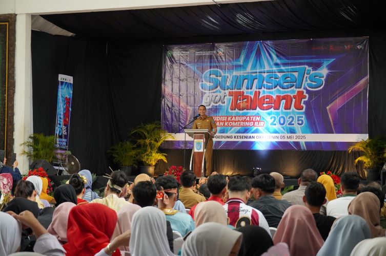 Bupati Ogan Komering Ilir (OKI), Muchendi Mahzareki secara resmi membuka pencarian bakat Sumsel Go Talent Audisi Kabupaten OKI Tahun 2025.