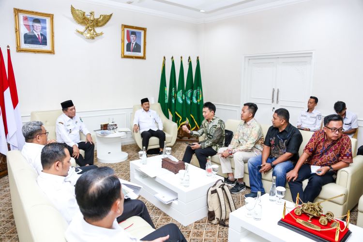 Pemerintah Kabupaten Musi Banyuasin (Muba) menerima audiensi dari jajaran Pertamina Gas Negara (PGN) di Ruang Audiensi Bupati Muba.