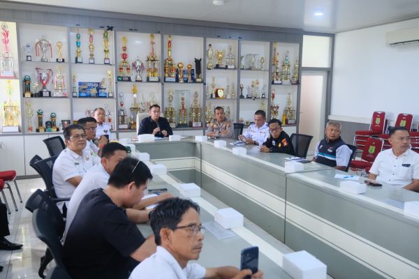 Rapat koordinasi yang dipimpin langsung oleh Kepala Dinas Pemuda, Olahraga dan Pariwisata (Dispopar) Muba.