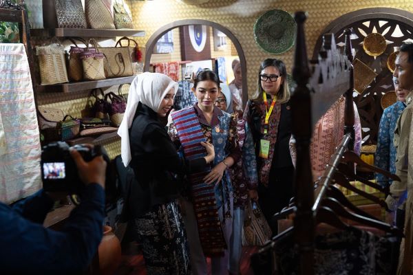 Stand pameran Kabupaten OKI berhasil meraih Juara I Stand Terbaik.