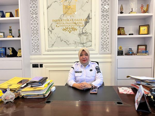 Inspektur Daerah Kota Palembang, Jamiah Hariyanti.