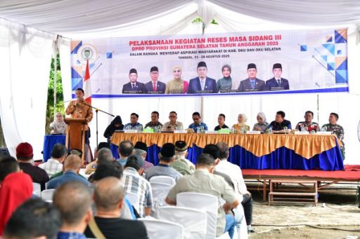 DPRD Provinsi Sumatera Selatan Dapil V turun ke lapangan untuk mendengar dan mencatat setiap keluhan masyarakat.