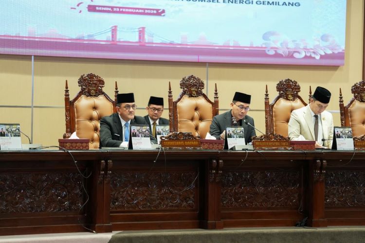 Rapat Paripurna ke-XXXI Dewan Perwakilan Rakyat Daerah Provinsi Sumatera Selatan.