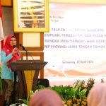 Feby Deru Sentuh UMKM Desa Burai, Tenun dan Purun Didorong Naik Kelas