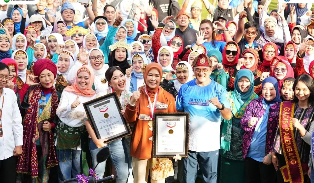 Senam KRIYA Diluncurkan di Palembang, Raih Dua Rekor MURI Sekaligus