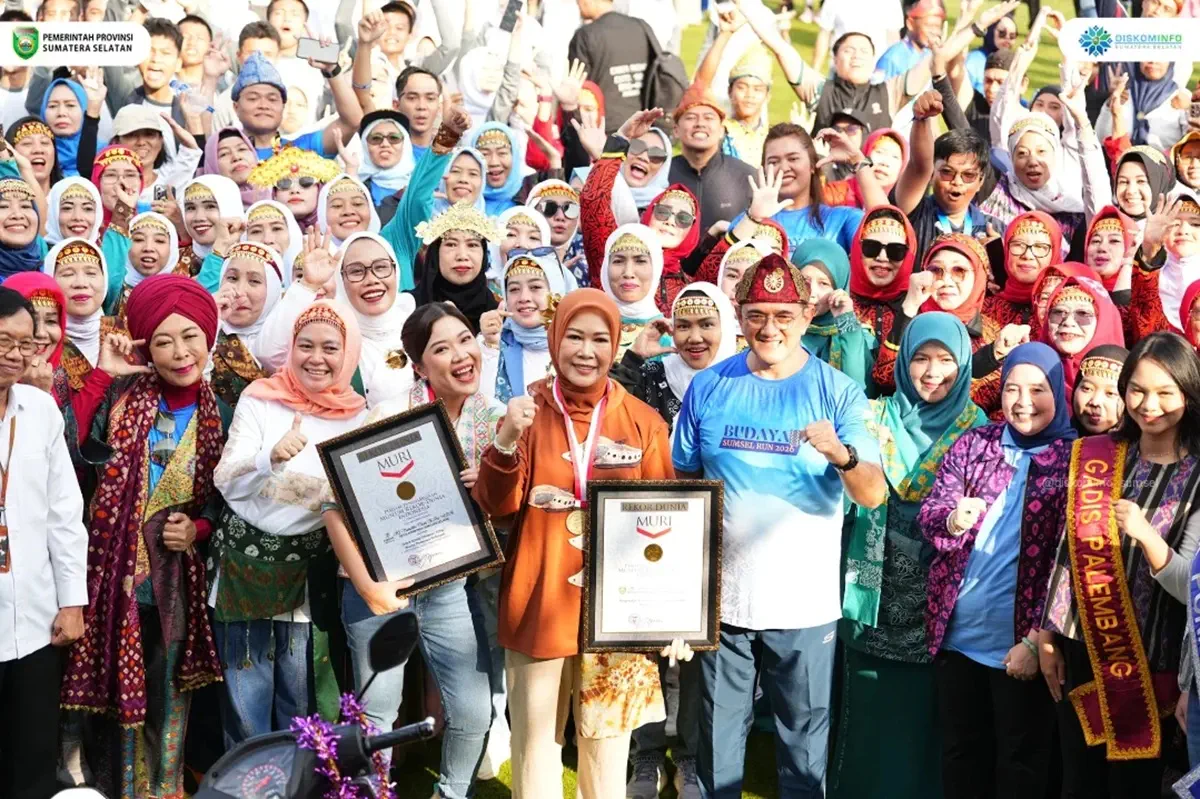 Senam KRIYA Diluncurkan di Palembang, Raih Dua Rekor MURI Sekaligus