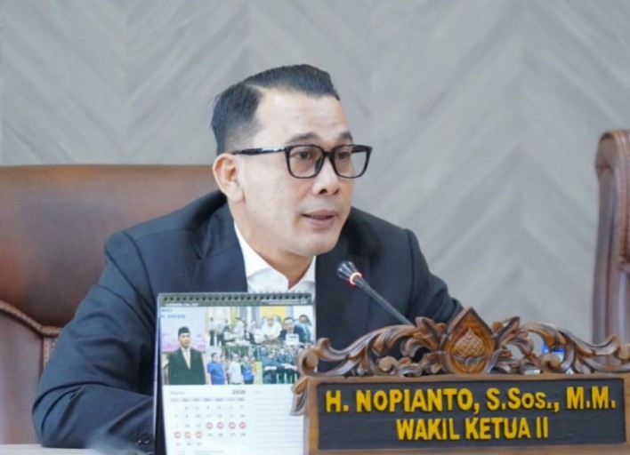 Wakil Ketua DPRD Provinsi Sumatera Selatan, H. Nopianto.