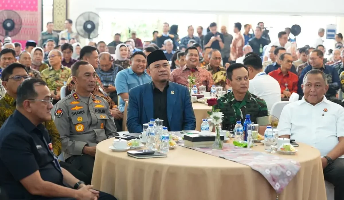 Ketua DPRD Provinsi Sumatera Selatan, Andie Dinialdie menghadiri serah terima lahan Proyek Strategis Nasional (PSN) pembangunan Pelabuhan Tanjung Carat.