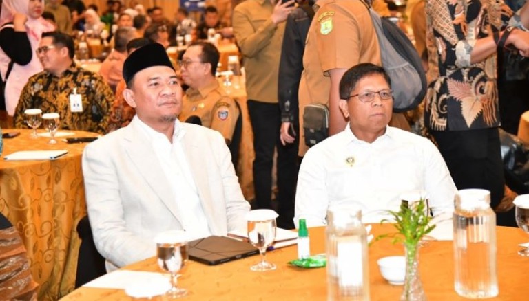Ketua DPRD Sumsel, Andie Dinialdie saat menghadiri Sarasehan Kebangsaan Nasional.