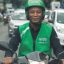 Ilustrasi pengemudi ojek online.