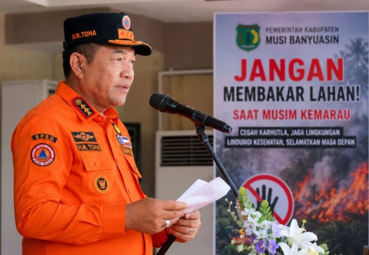 Bupati Musi Banyuasin (Muba), H. M. Toha Tohet.
