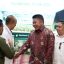 Gubernur Sumatera Selatan, Herman Deru saat menghadiri pelantikan dan pengukuhan pengurus DPW HMTN MP.