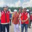Bupati Ogan Ilir, Panca Wijaya Akbar saat meninjau lokasi pembangunan.