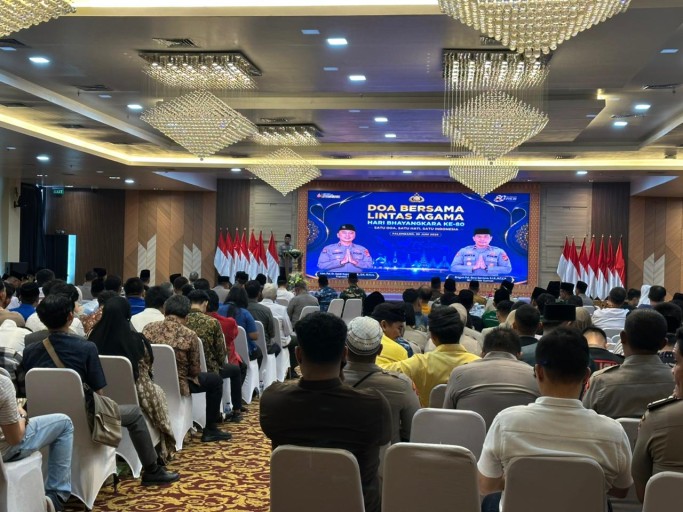 Doa Bersama Hari Bhayangkara ke-80.