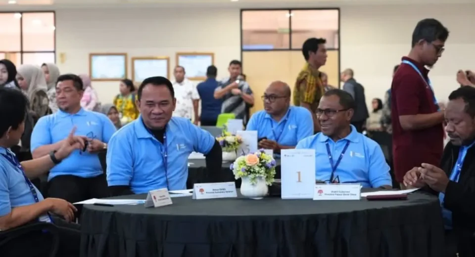 Ketua DPRD Sumsel, Andie Dinialdie saat mengikuti Pelatihan Penguatan Antikorupsi untuk Penyelenggara Negara Berintegritas.