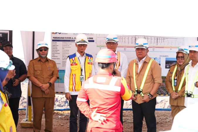 Progres Flyover Muara Enim Sudah 16 Persen, Herman Deru: Angkutan Batubara Tak Boleh Lagi Bikin Warga Muara Enim Terjebak Macet