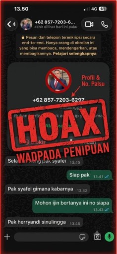 Modus Catut Nama Kadisnakertrans Muba.