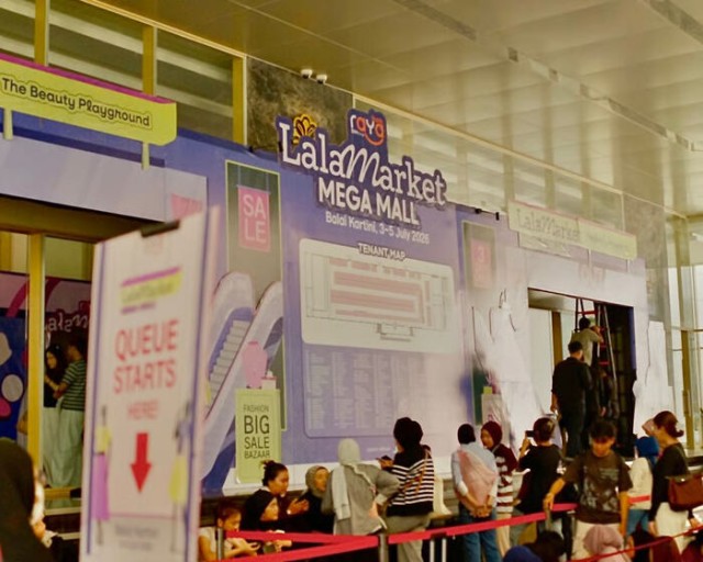 Bank Raya Dorong Transaksi Digital di Lala Market Vol.11