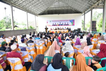 Pimpinan dan Anggota DPRD Sumsel Daerah Pemilihan (Dapil) V berdialog.