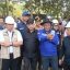 Gubernur Sumsel Herman Deru saat meresmikan pengelolaan sumur minyak rakyat di Desa Banjarsari, Kabupaten Lahat.