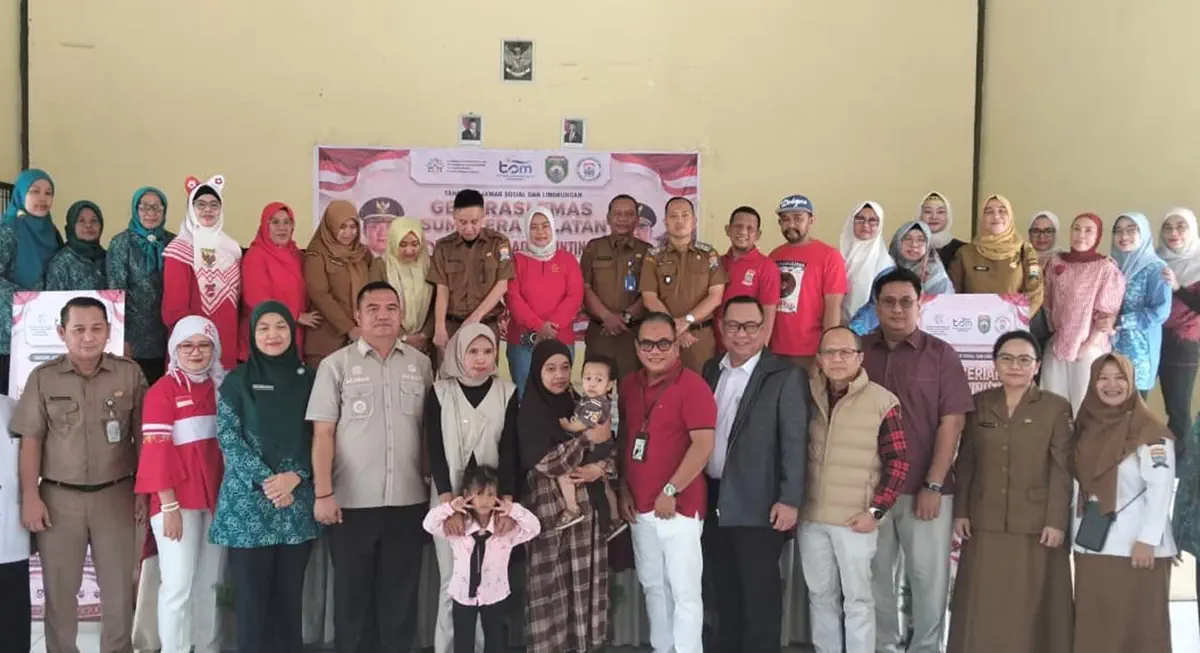 PT TSM Salurkan Bantuan Pencegahan Stunting untuk 30 Keluarga di Alang-Alang Lebar