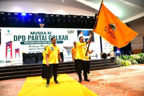Ketua DPD Partai Golkar Provinsi Sumatera Selatan terpilih, Andie Dinialdie.