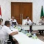 Bupati Banyuasin Dr. H. Askolani, S.H., M.H, saat menerima audiensi Direktorat Jenderal Perumahan Kementerian Perumahan dan Kawasan Permukiman RI.