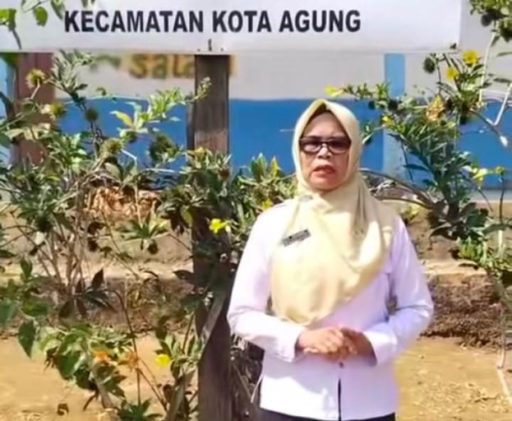 Scranshot video Kepala SDN 12 Kota Agung Lahat, Patianah. Foto Istimewa.